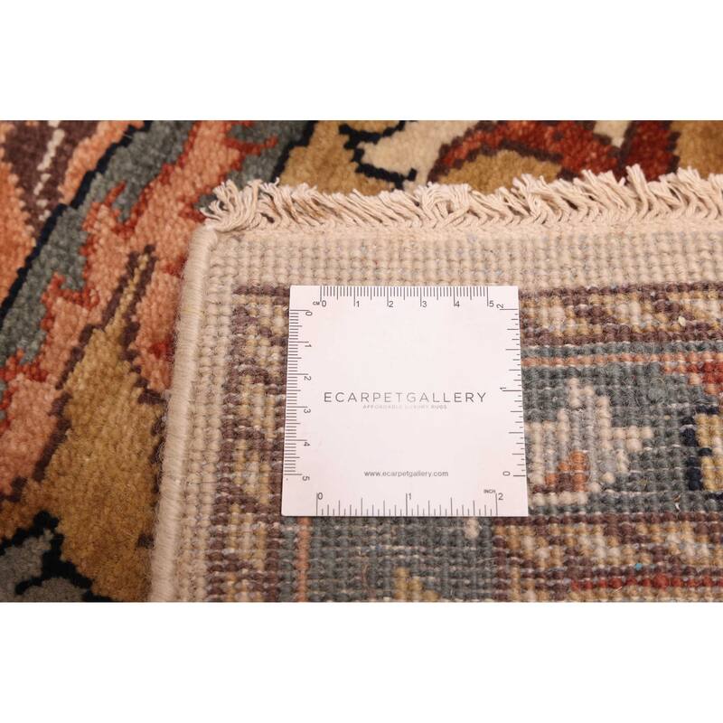 ECARPETGALLERY Hand-knotted Jules Sultane Ivory Wool Rug - 8'9 x 11'6