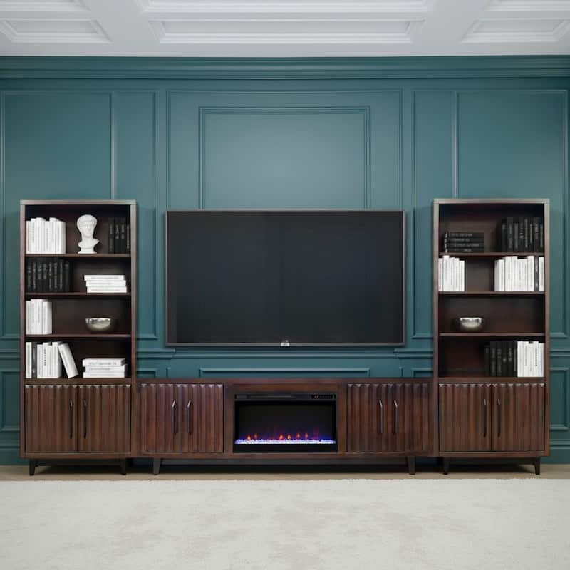 Bridgevine Home Radiance 78 inch High Bookcase Pier, No Assembly Required