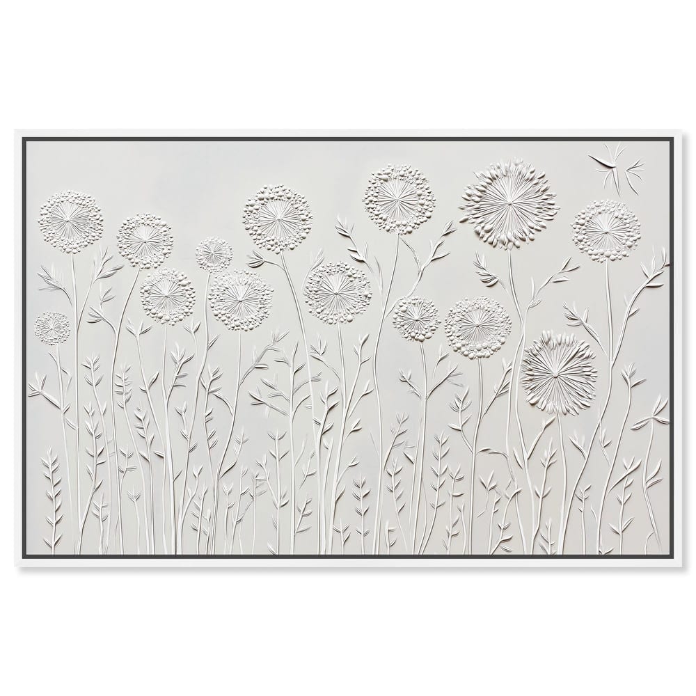Floral Lace II Canvas by Art Remedy