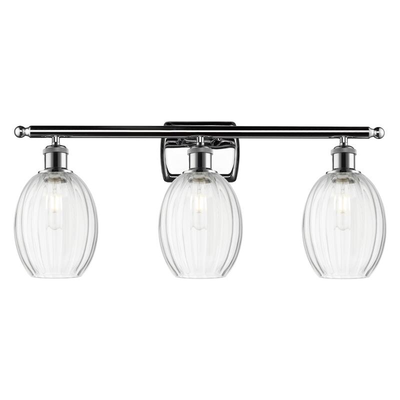 Innovations Lighting Endless Possibilities Ballston - Preston - 3 Light 26" Bulb Shade Bath Vanity Light - Clear/Polished Chrome