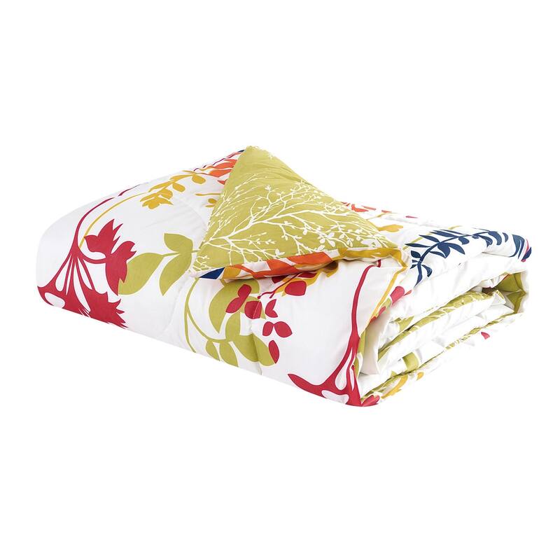 Porch & Den Jenne Reversible Patterned Bed-in-a-Bag 8-PC Comforter Set