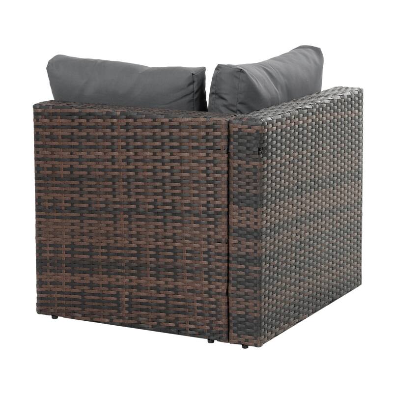 Outdoor Wicker Weaving Conversation Combo Set of 5