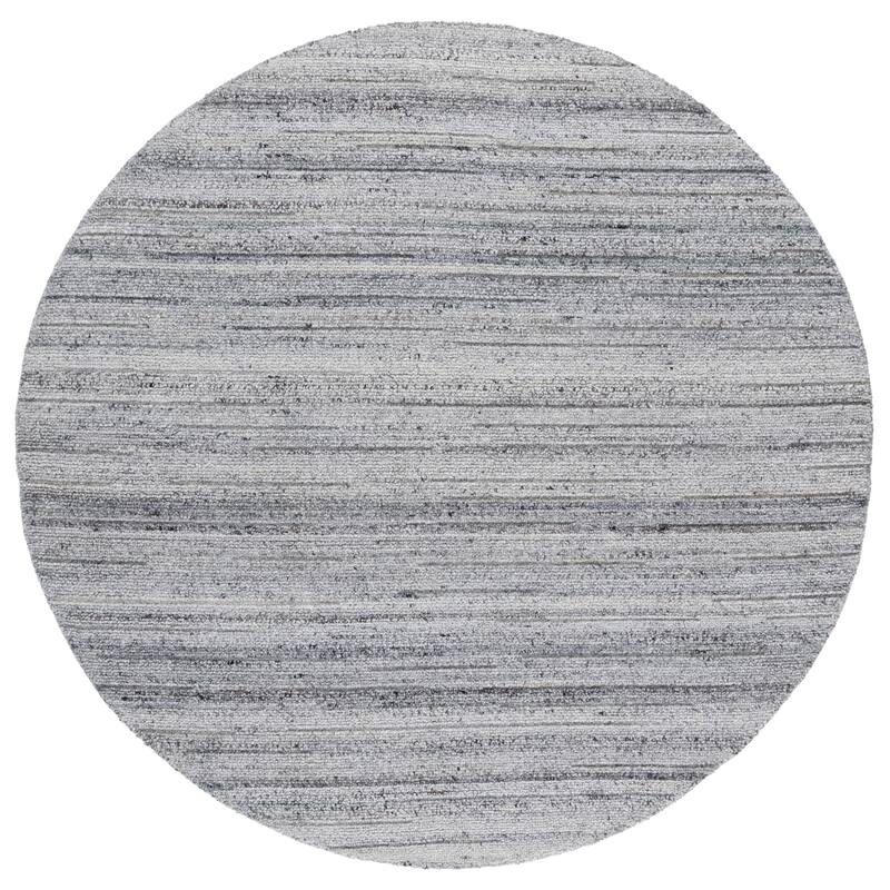 SAFAVIEH Handmade Natura Folkeline Transitional Wool Rug - Grey - 6' Round