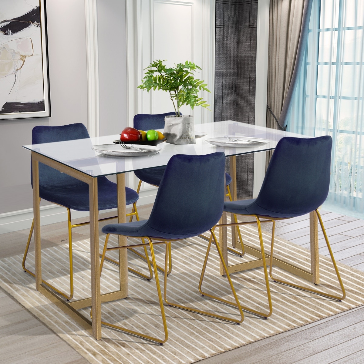Homy Casa 5 Piece Dining Set On Sale Bed Bath Beyond 29059560