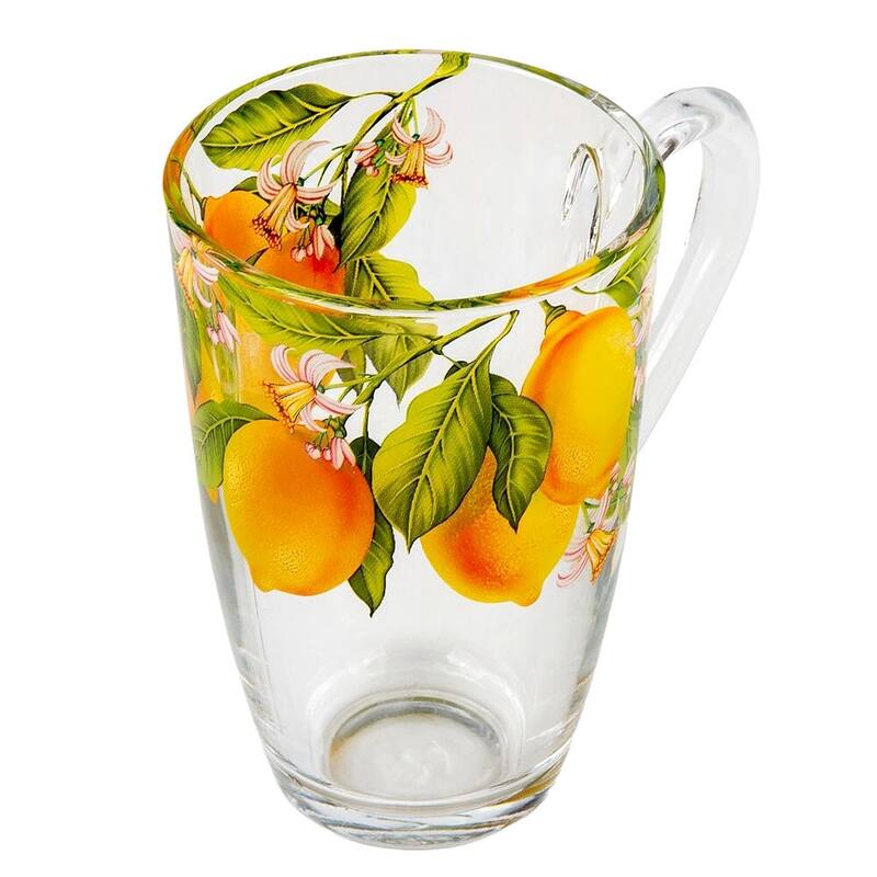 STP Goods Garden of Lemons Glass Mug Set of 4