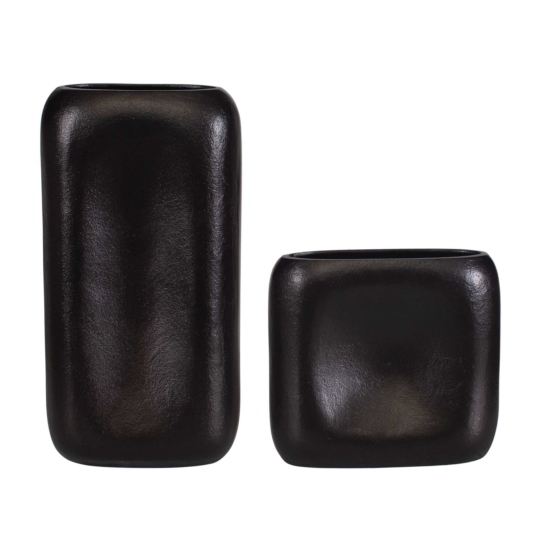 Uttermost Anodic Dark Brown Vases (Set of 2)