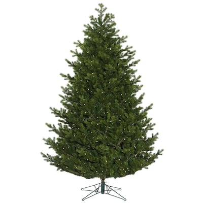 Vickerman 9' x 74" Eagle Fraser Full Artificial Christmas Tree, Warm White Dura-lit LED Lights