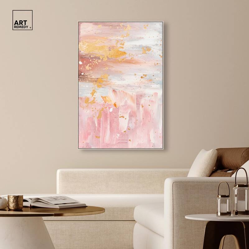 Rose Quartz Canvas by Art Remedy
