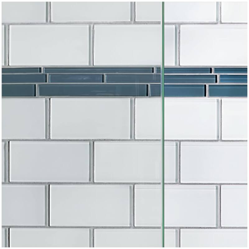Basco Classic 65-1/2" High x 40" Wide Bypass Framed Shower Door with