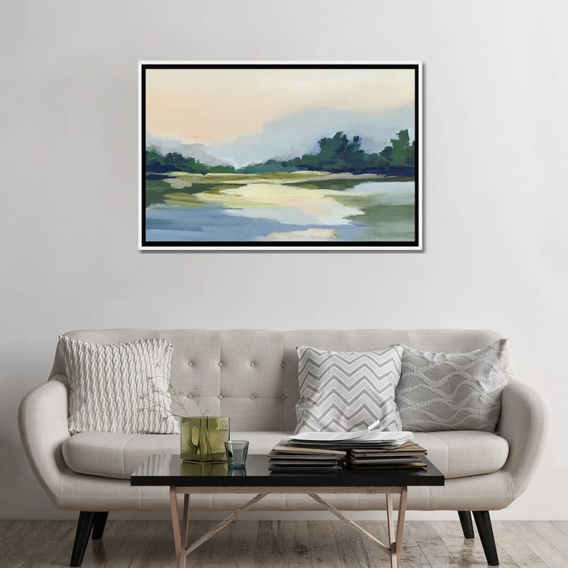 iCanvas "Forest Sunset View" by Lera Framed Canvas Print