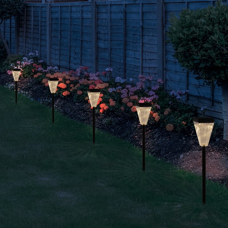 Solar Post Cap Lights 2 Pack, 2 Mode Bright - 2PCS