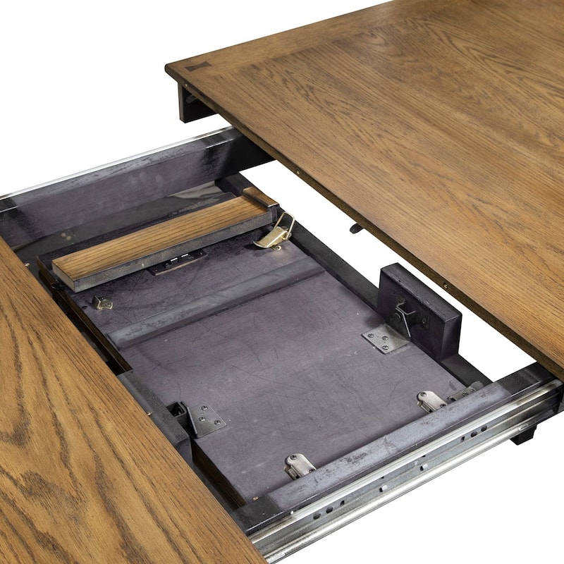Santa Rosa Antique Honey Rectangular Leg Table