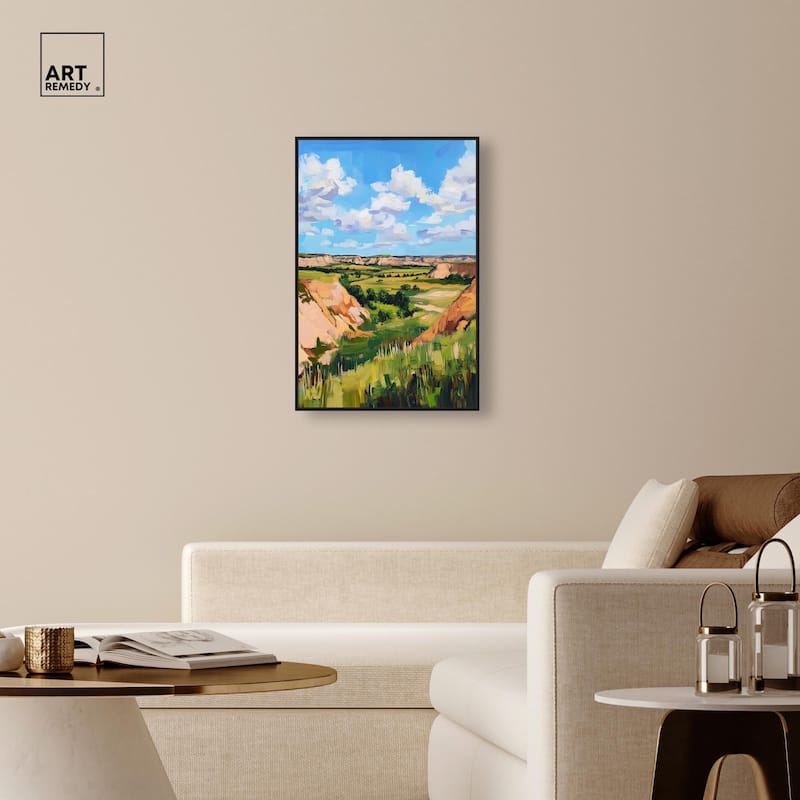 Rolling Hills and Sky I Canvas by Art Remedy