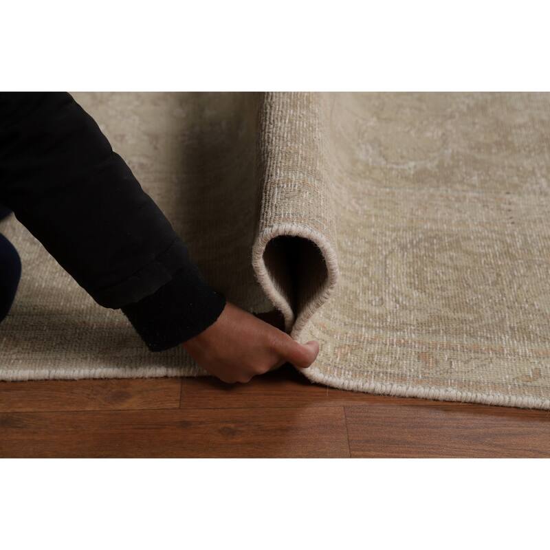 Tabriz Persian Area Rug Handmade Vintage Wool Carpet - 8'3"x 10'4"