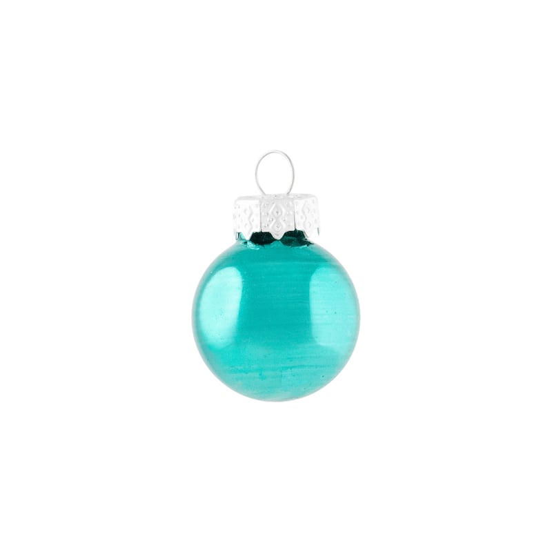 Shiny and Matte Multiple Size Glass Ball Christmas Ornaments - 2.5" - Green - 40ct