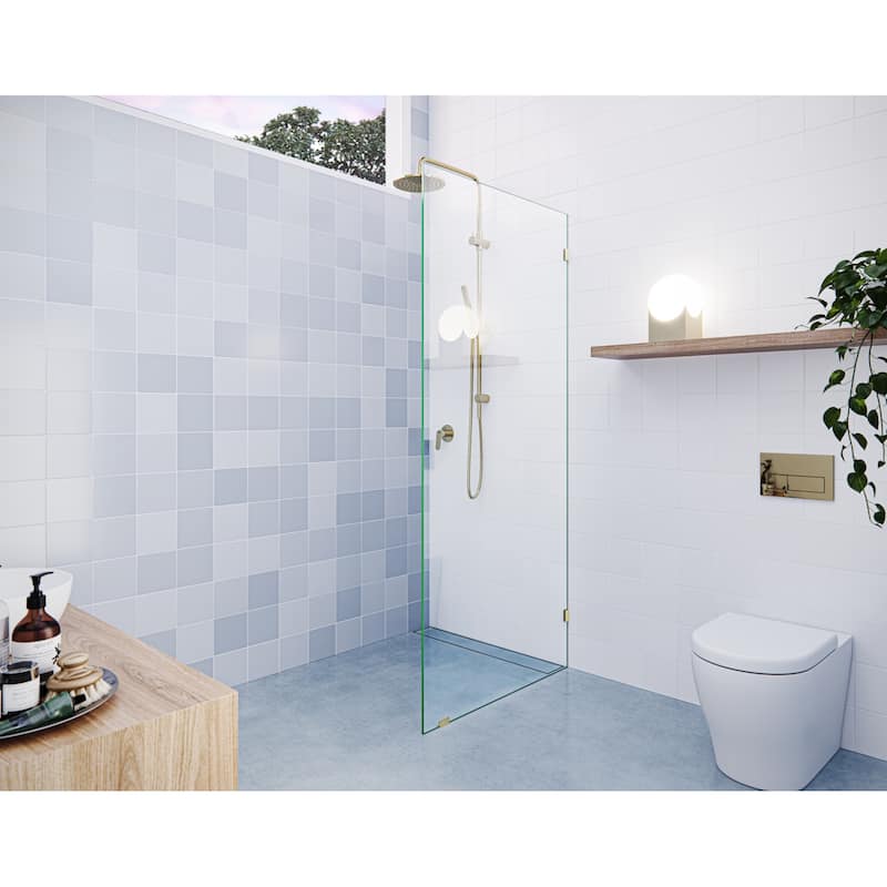 Glass Warehouse GW-SFP-28.5 Vela 78" High x 28-1/2" Wide Shower Screen