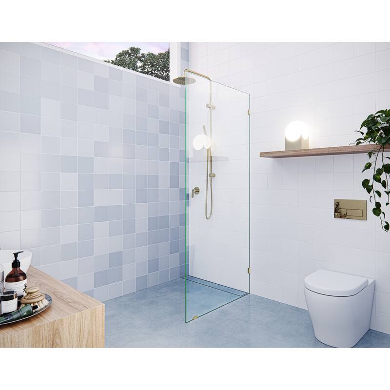 Glass Warehouse GW-SFP-31.5 Vela 78" High x 31-1/2" Wide Shower Screen