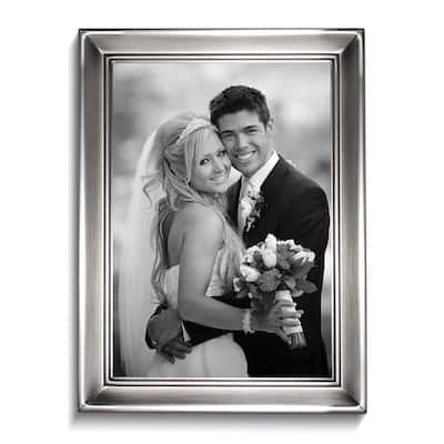 Curata Classic Brushed Pewter 5x7 Photo Frame