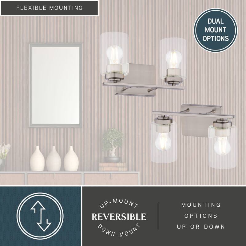 Vaxcel Lighting W0526 Park Ridge 2 Light 13" Wide Vanity Light