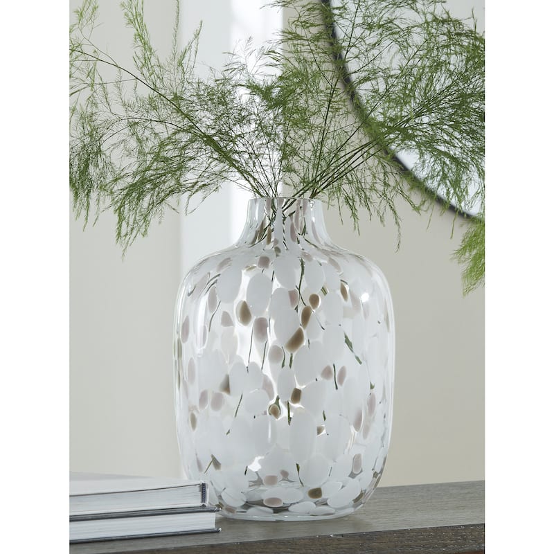 Signature Design by Ashley Keelton White/Pink Vase