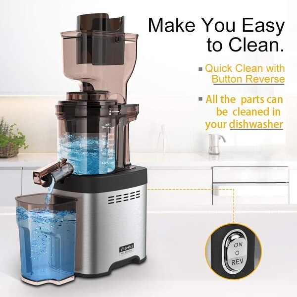 Slow Masticating Juicer Machine undefined Vitaextra Cold Press