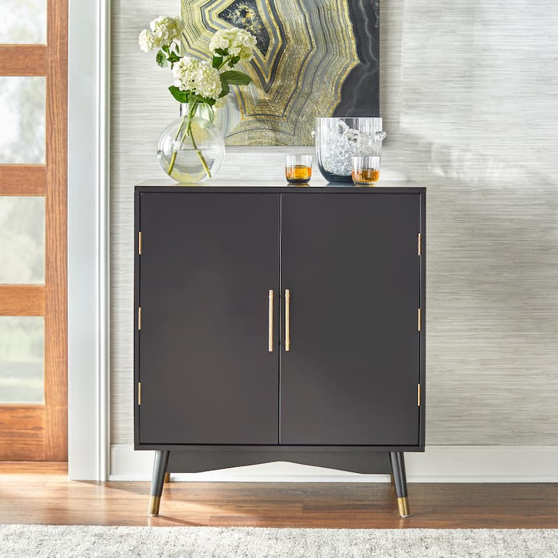 Lifestorey Killian Bar Cabinet - Black