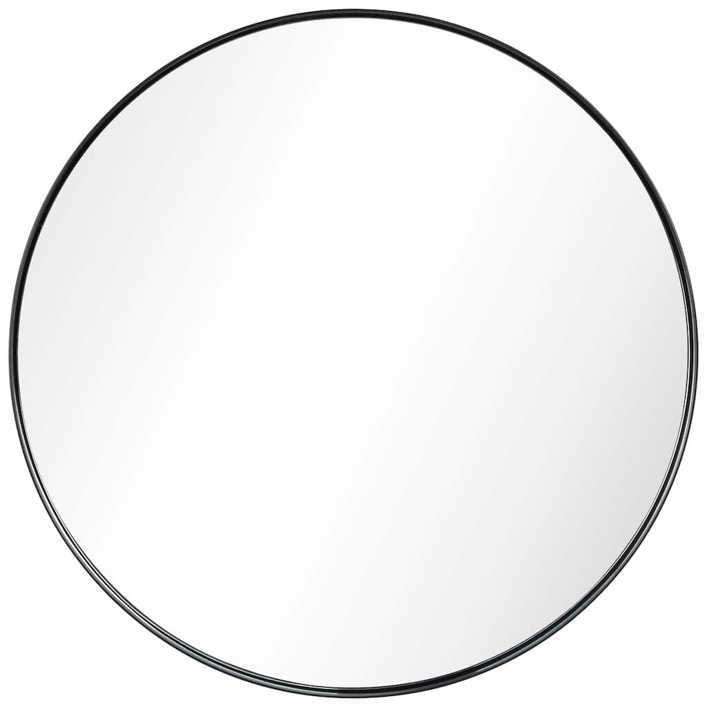Ultra Stainless Steel Round Wall Mirror- 30"x30"