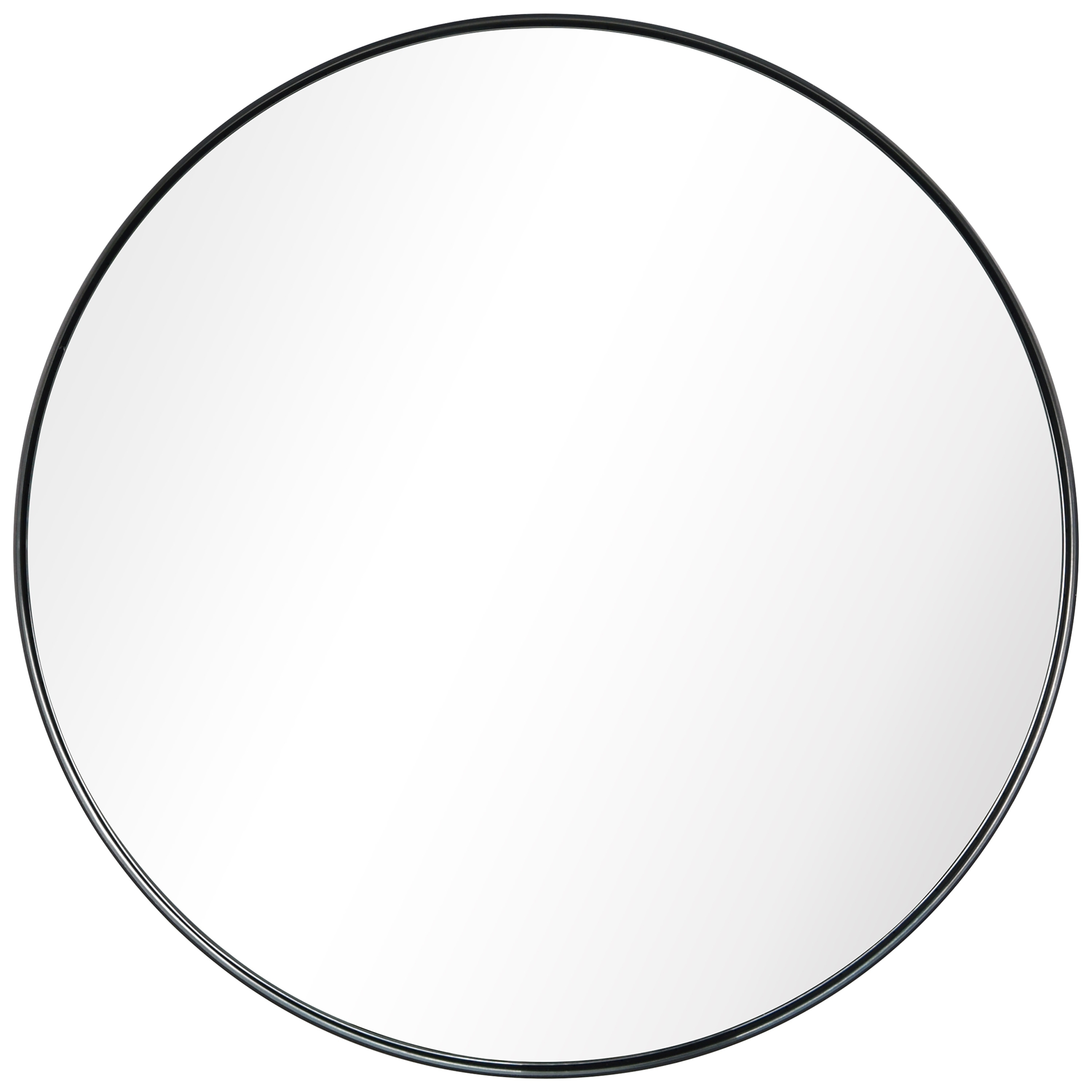 Ultra Stainless Steel Round Wall Mirror- 30"x30"