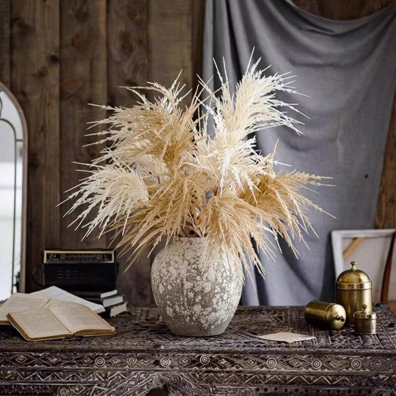 RusticReach Artificial Elegant Reed Grass Stem 39" Tall