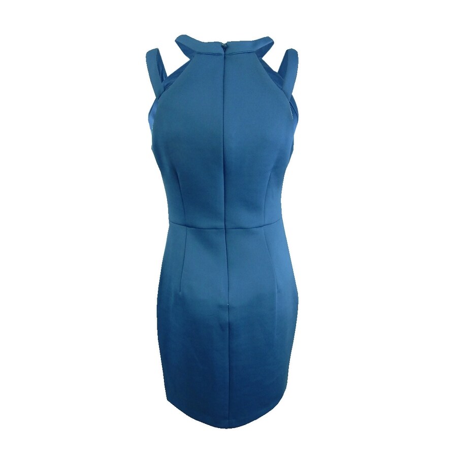 guess caged scuba bodycon dress