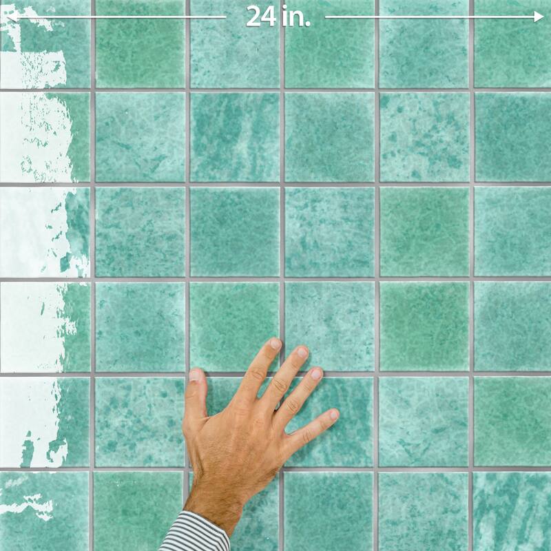 Merola Tile Menorca Aqua 4" x 4" Ceramic Wall Tile