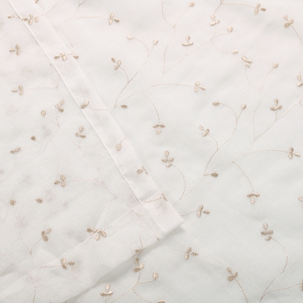 Superior Embroidered Window Curtain Panels