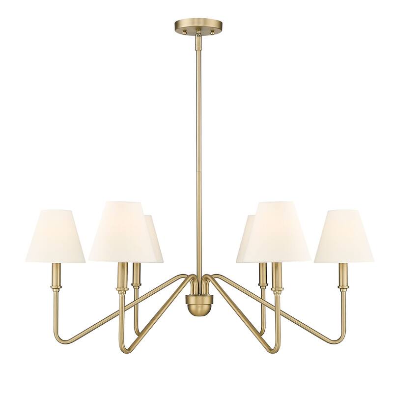 Golden Lighting 3690-6 IL Kennedy 6 Light 35" Wide Chandelier