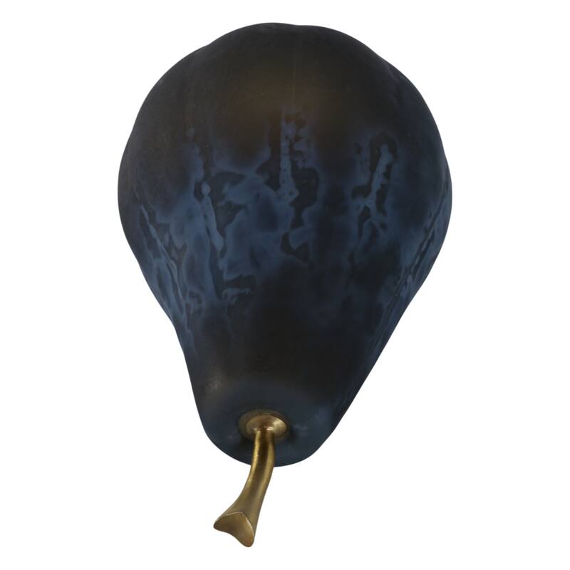 Glass Figurine Sculpture Pear Modern Home Decor Living Room Decoration