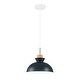preview thumbnail 11 of 66, 1 - Light Modern Metal 11.02" Bowl Dome Island Pendant Light