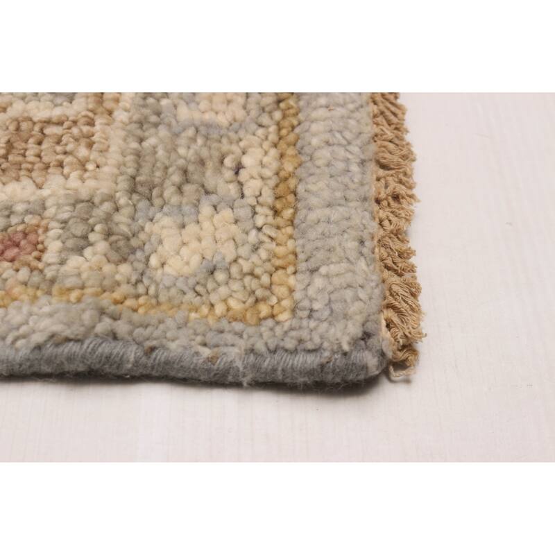 ECARPETGALLERY Hand-knotted Jules Serapi Grey Wool Rug - 8'1 x 9'10