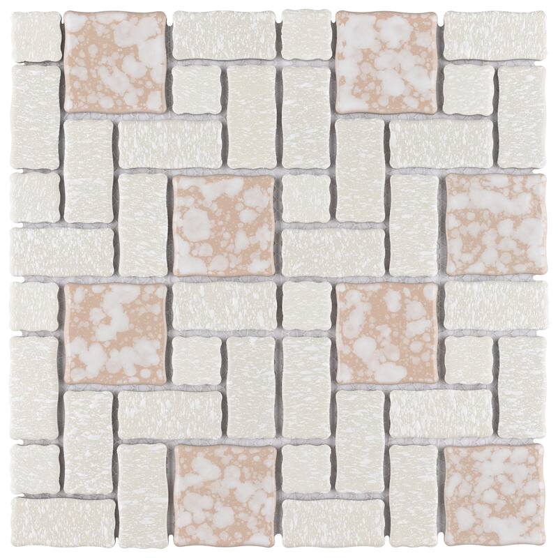 Merola Tile Academy Bone 11-7/8" x 11-7/8" Porcelain Floor and Wall Tile