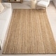 preview thumbnail 1 of 87, Nuloom Adelaida Farmhouse Jute Area Rug Natural - Rectangle - 10' x 14'