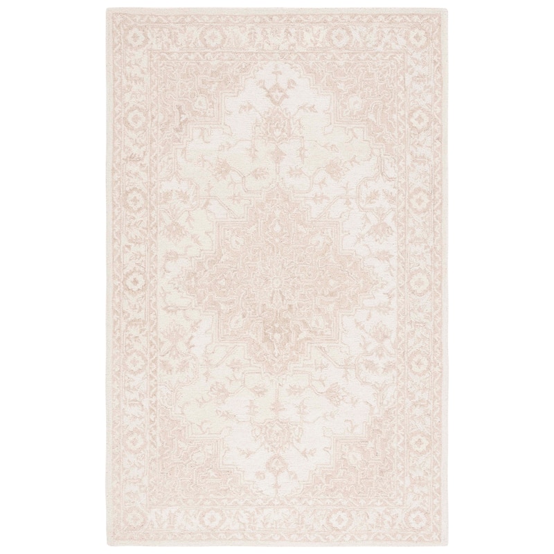 SAFAVIEH Handmade Metro Aloys Oriental Wool Rug - 4' x 6' - Beige/Ivory