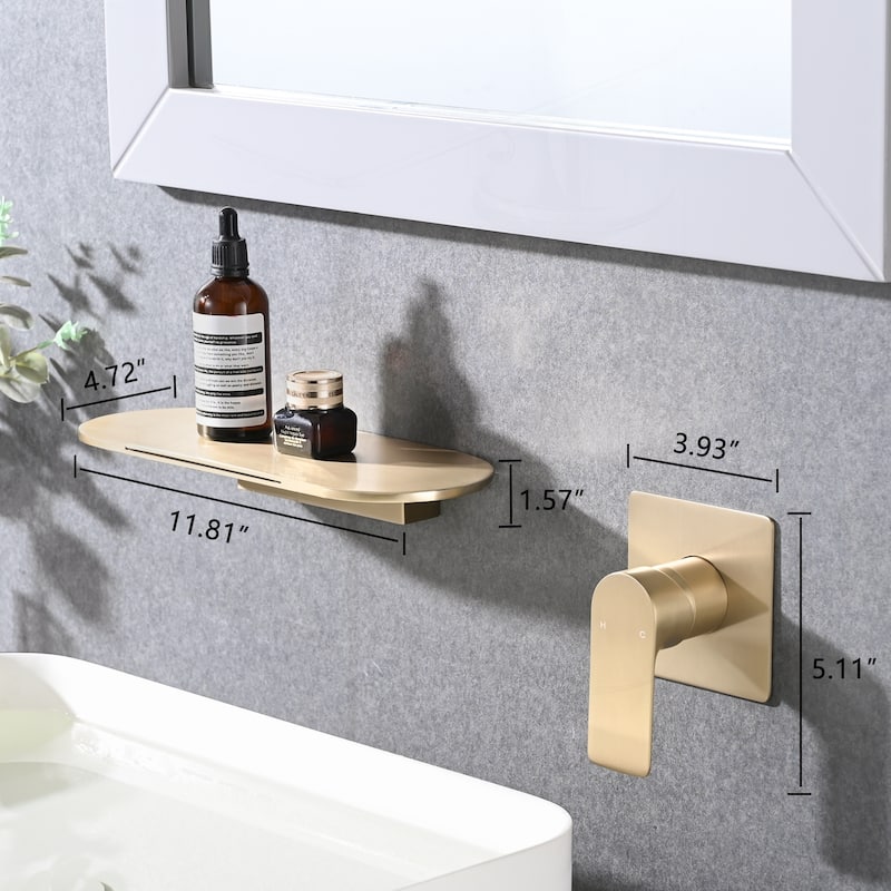 Modern Wall Mount Bathtub Faucet