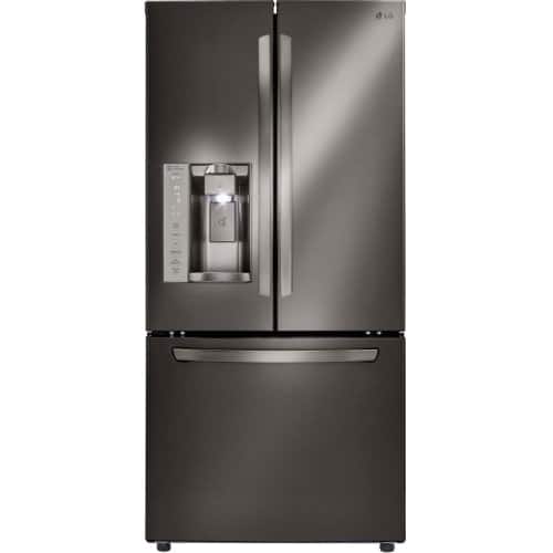 Shop Lg Lfxs24623 33 Inch Wide 24 2 Cu Ft Capacity 3 Door Energy Star Refrigerator With Smart Cooling Overstock 17616069