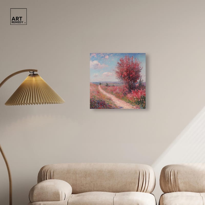 Pourville Breeze Canvas by Art Remedy, Gallery Wrapped