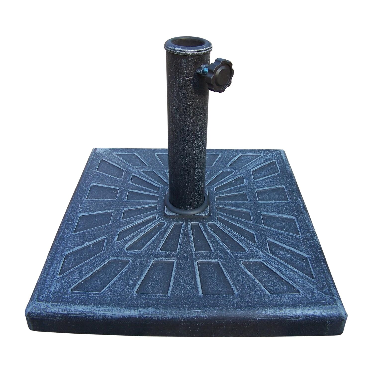 Shop 20 8 Distressed Gray Antique Design Square Patio Umbrella Stand Overstock 21515587