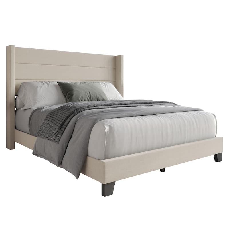 Clayfell Niles Upholstered Panel Bed