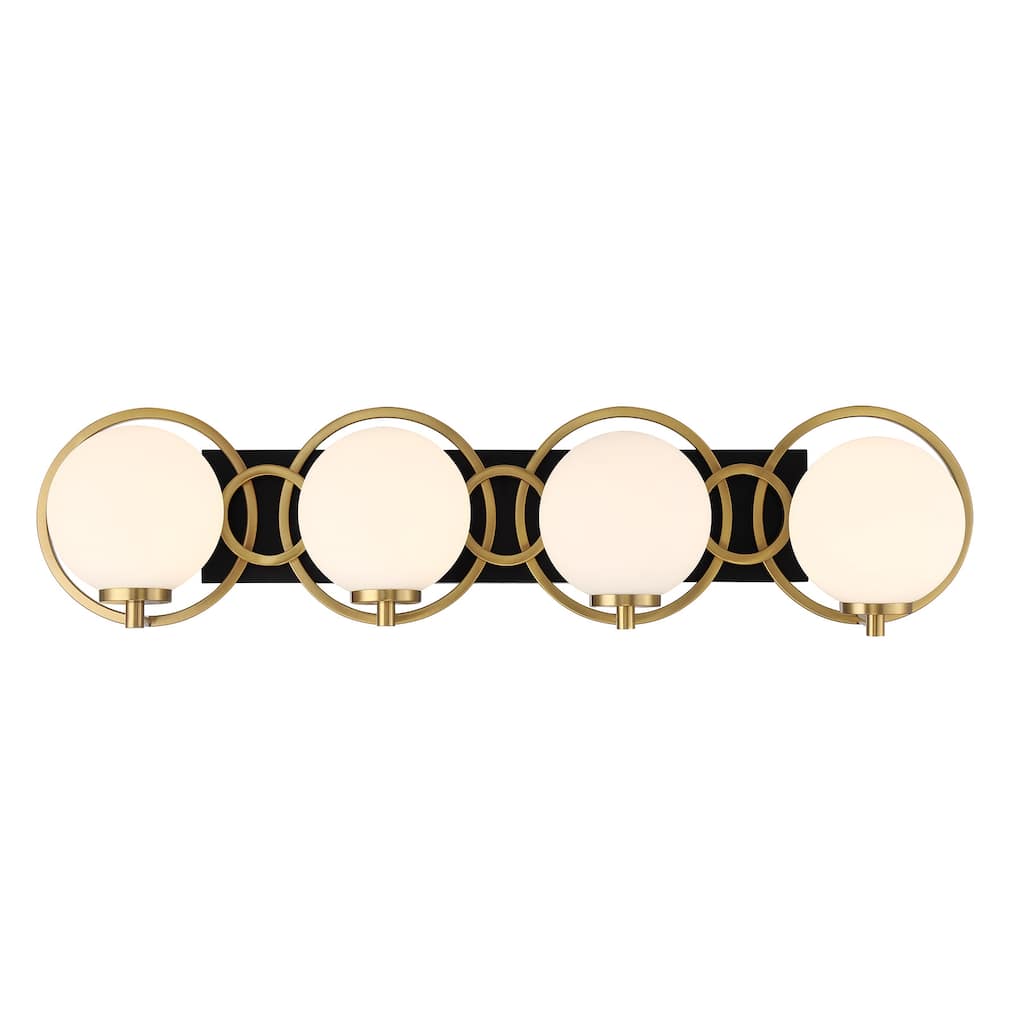 Savoy House 8-6180-4 Alhambra 4 Light 33" Wide Vanity Light