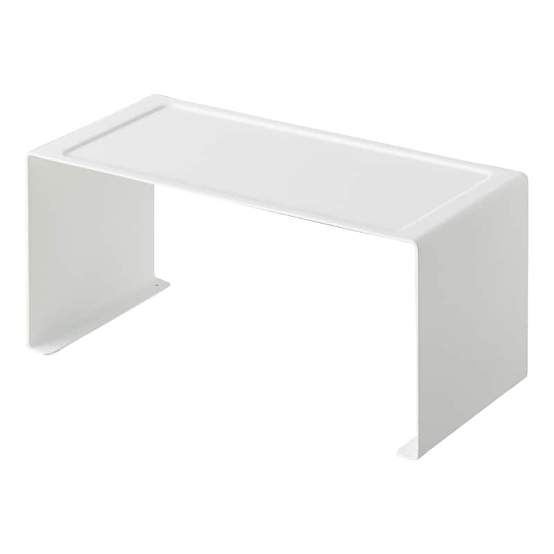 Yamazaki Home Stackable Countertop Shelf - Two Sizes, Steel, Small, Stack up to two, Holds 6.6 lbs
