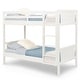 preview thumbnail 22 of 26, Convertible Twin Over Twin Wood Bunk Bed With Ladder And Guardrails
