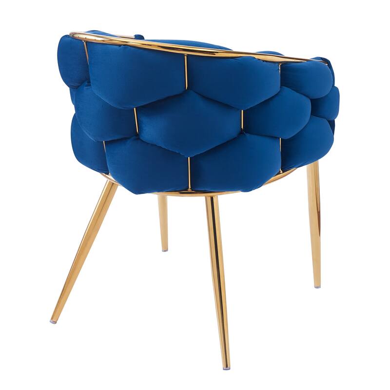 Handmade Accent Chair Balcony Chair Velvet Armchair Dining Chair