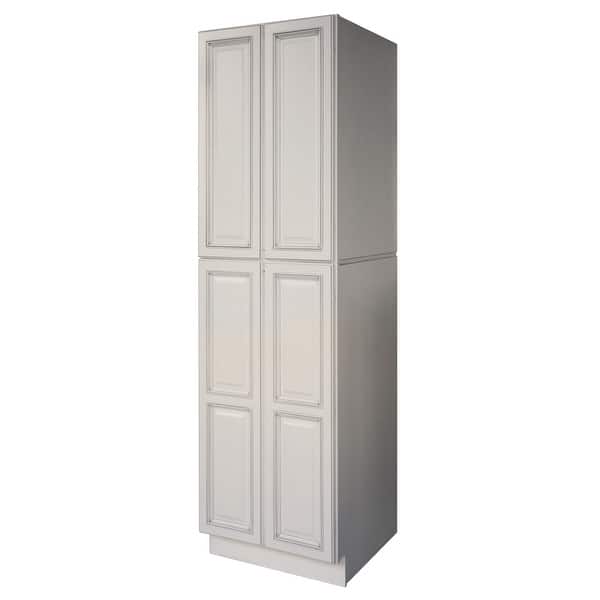 Sunny Wood Rlp2484 A Riley 24 Wide X 84 High 4 Door Pantry Cabinet White 31140356 Door Pantry Cabinet White