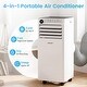 preview thumbnail 14 of 12, Costway 8000/9000 BTU Portable Air Conditioner, 4-in-1 Portable AC